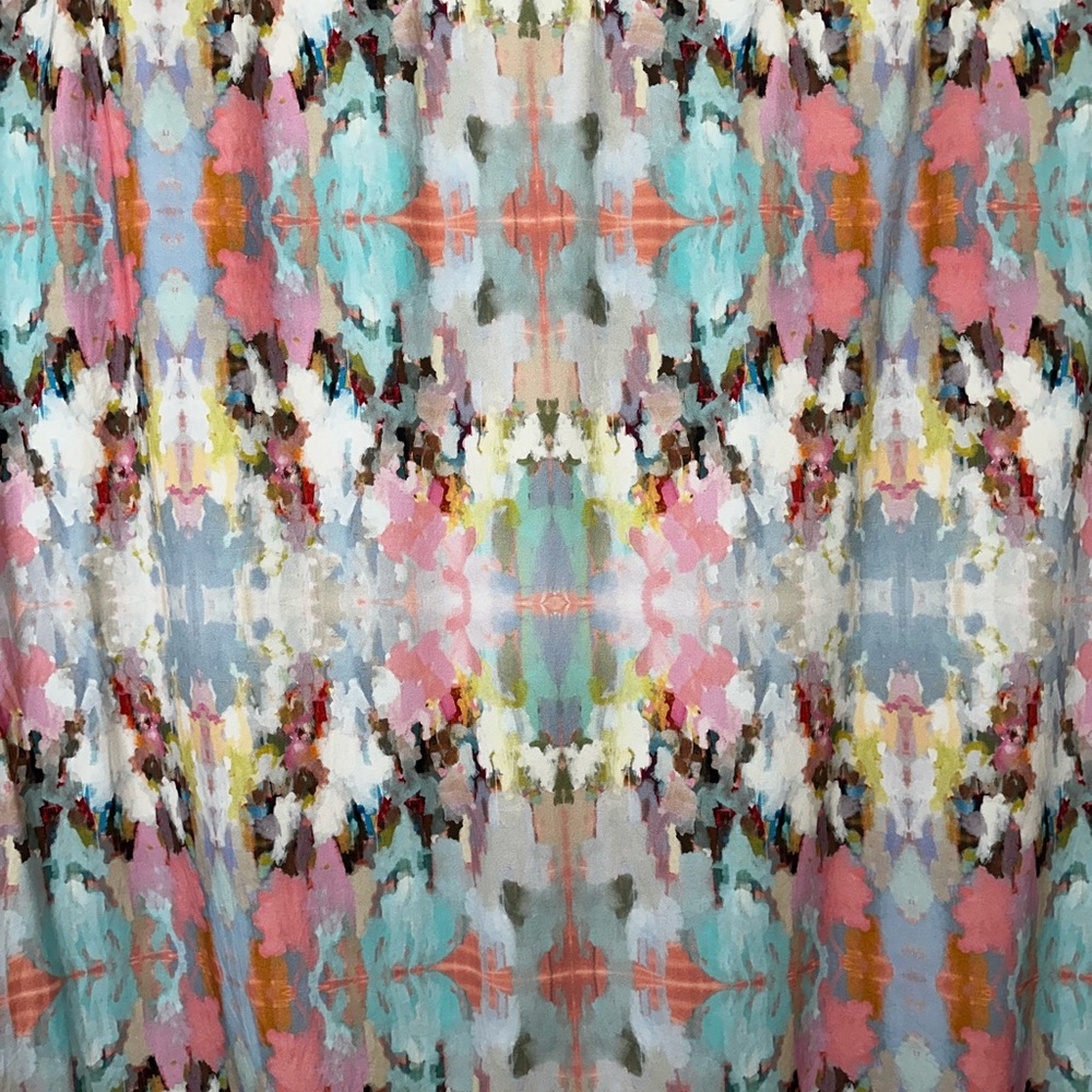 Laura Park Colorful Abstract Patterned Fabric- Brookes avenue print- extra long